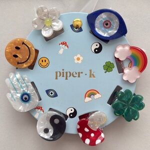 NEW Piper K Mini Happy Groovy Hippy Hair Clips